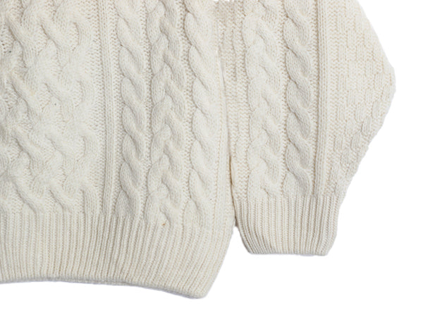 アイルランド製 aran crafts フィッシャーマン ニット セーターメンズ