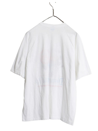 80s USA製 ミッキー プリント Tシャツ メンズ レディース XL / ヴィンテージ ディズニー オフィシャル イラスト キャラクター 大きいサイズ