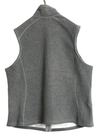 パタゴニア シンチラ フリース ベスト メンズ XL / 16年製 アウトドア フルジップ ハイネック 前開き 重ね着 裏起毛 企業 大きいサイズ 灰