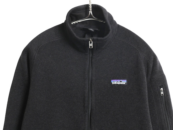 パタゴニア ベターセーター ジャケット レディース М / 古着 19年製 アウトドア 裏起毛 フリース セーター フルジップ ブルゾン ブラック