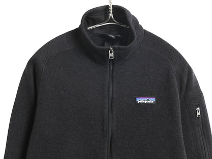 パタゴニア ベターセーター ジャケット レディース М / 古着 19年製 アウトドア 裏起毛 フリース セーター フルジップ ブルゾン ブラック