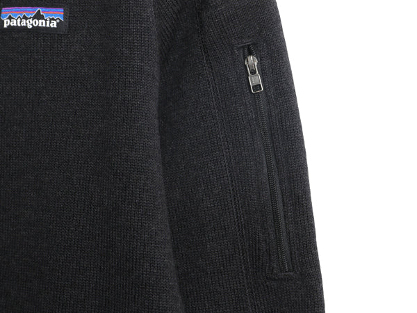 パタゴニア ベターセーター ジャケット レディース М / 古着 19年製 アウトドア 裏起毛 フリース セーター フルジップ ブルゾン ブラック