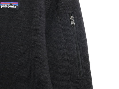 パタゴニア ベターセーター ジャケット レディース М / 古着 19年製 アウトドア 裏起毛 フリース セーター フルジップ ブルゾン ブラック