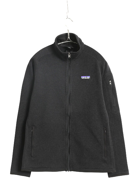パタゴニア ベターセーター ジャケット レディース М / 古着 19年製 アウトドア 裏起毛 フリース セーター フルジップ ブルゾン ブラック