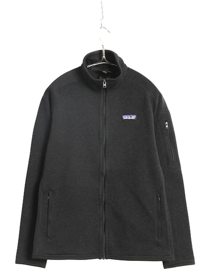 パタゴニア ベターセーター ジャケット レディース М / 古着 19年製 アウトドア 裏起毛 フリース セーター フルジップ ブルゾン ブラック