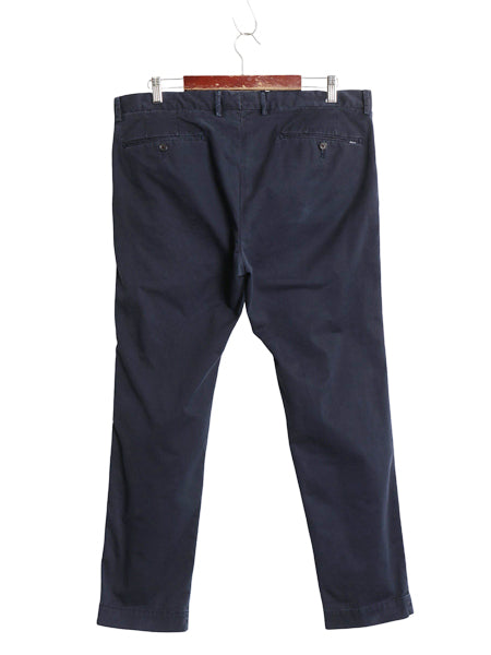 ポロ ラルフローレン チノ パンツ メンズ 36 30 / STRETCH SLIM FIT スラックス ノータック スリム ストレート チノパン ボトムス ネイビー