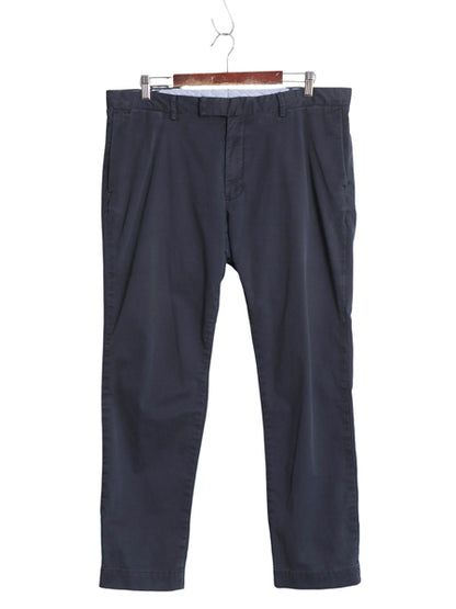 ポロ ラルフローレン チノ パンツ メンズ 36 30 / STRETCH SLIM FIT スラックス ノータック スリム ストレート チノパン ボトムス ネイビー
