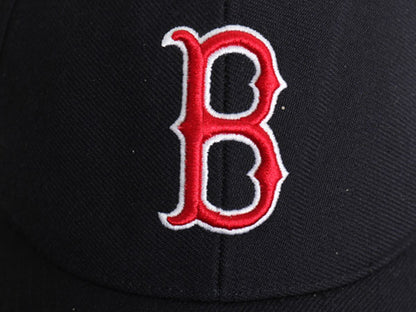 デッドストック ナイキ レッドソックス ベースボール キャップ フリーサイズ 帽子 MLB オフィシャル 大リーグ 野球 スウッシュ 6パネル 紺