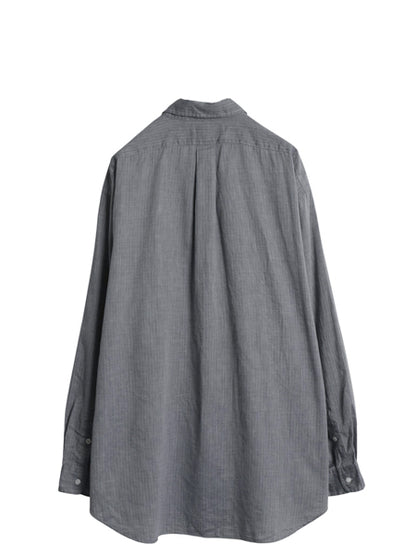 90s ラルフローレン ヘリンボーン ストライプ 長袖 ボタンダウン シャツ メンズ XL 古着 オールド ポロ 長袖シャツ コットン 大きいサイズ