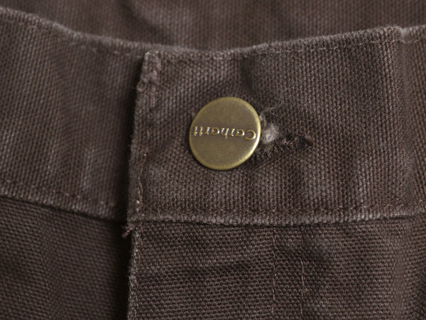 US企画 カーハート ウォッシュド ダック ペインター パンツ メンズ 36 34 / ワーク ストレート ヘビーウェイト ボトムス ゆったり ブラウン