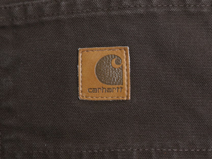 US企画 カーハート ウォッシュド ダック ペインター パンツ メンズ 36 34 / ワーク ストレート ヘビーウェイト ボトムス ゆったり ブラウン