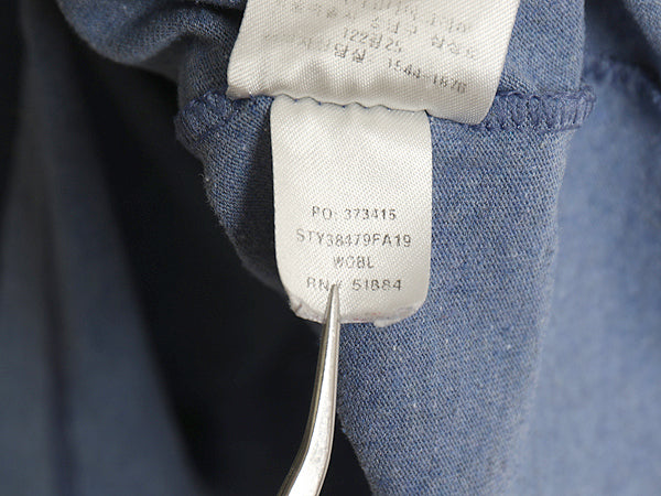 パタゴニア 両面 プリント 半袖 Tシャツ メンズ M / 19年製 アウトドア フィッツロイ フィッシュ グラフィック カットソー イラスト ブルー