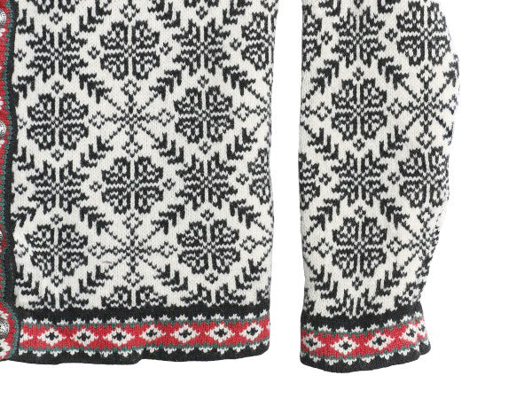 00s エルエルビーン ノルディック ニット カーディガン レディース M / オールド アウトドア メリノ ラム ウール セーター 前開き 羽織り