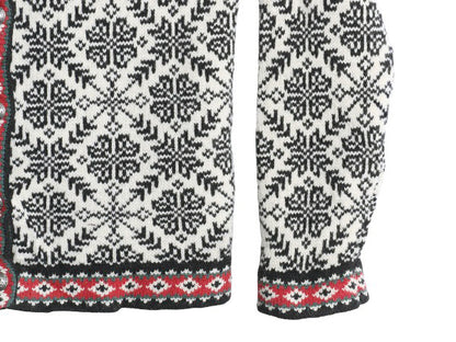 00s エルエルビーン ノルディック ニット カーディガン レディース M / オールド アウトドア メリノ ラム ウール セーター 前開き 羽織り