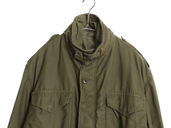 70s 米軍実物 US ARMY M-65 フィールド ジャケット MEDIUM REGULAR 74年製 ヴィンテージ ミリタリー 3rd ブラス 軍物 ブルゾン ジャンパー