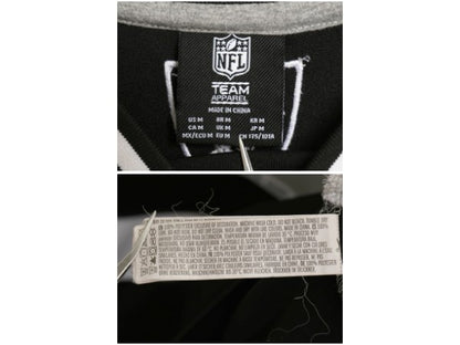 レイダース 長袖 ホッケー ジャージ メンズ M NFL オフィシャル ゲームシャツ アイスホッケー アメフト ユニフォーム 重ね着 プルオーバー