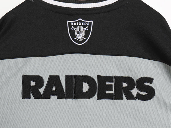 レイダース 長袖 ホッケー ジャージ メンズ M NFL オフィシャル ゲームシャツ アイスホッケー アメフト ユニフォーム 重ね着 プルオーバー
