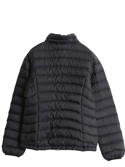 パタゴニア ダウン セーター キッズ XL レディース XS 程 11年製 アウトドア 600フィル ナイロン ジャケット ハイネック ブルゾン ブラック