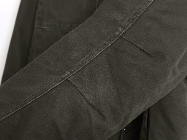 US企画 カーハート ダック パーカー ジャケット メンズ L 古着 裏 ボア パイル フリース フード ブルゾン ジャンパー オリーブ 廃盤 ワーク