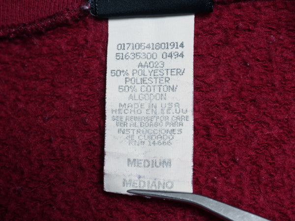 80s USA製 JCPENNY ロス五輪 モデル フルジップ スウェット フード パーカー メンズ M 古着 ヴィンテージ トレーナー オリンピック エンジ