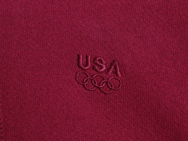 80s USA製 JCPENNY ロス五輪 モデル フルジップ スウェット フード パーカー メンズ M 古着 ヴィンテージ トレーナー オリンピック エンジ