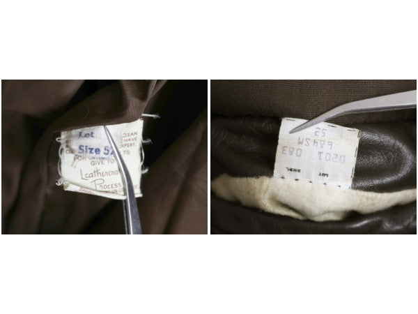 80s USA製 ショット G-1 タイプ 本革 レザー ジャケット 52 メンズ XXL 程 古着 ヴィンテージ 革ジャン フライト ボンバー 茶 大きいサイズ