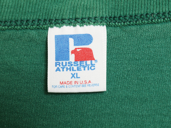 90s USA製 ラッセル 無地 半袖 Tシャツ メンズ XL オールド ヘビーウェイト コットン ブランク ソリッド トップス カットソー 大きいサイズ