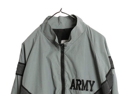90s 米軍実物 US ARMY ナイロン トレーニング ジャケット X-LARGE REGULAR 99年製 オールド ミリタリー IPFU 軍物 大きいサイズ ジャンパー
