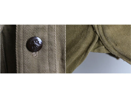 40's BSA ボーイスカウトアメリカ チェンジボタン コットン シャツ (S程)
