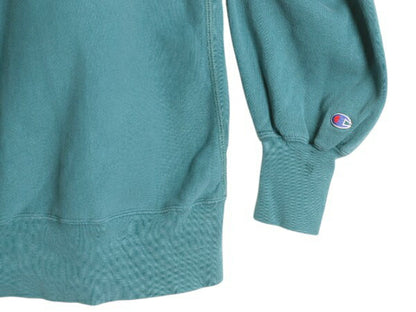 90s USA製 ★ チャンピオン リバースウィーブ スウェット メンズ XL 古着 オールド トレーナー 裏起毛 ワンポイント ヘビーウェイト 目付き