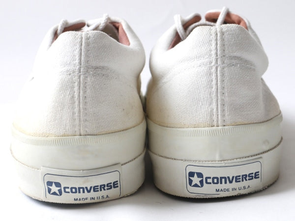 80's USA製 Converse コンバース スキッドグリップ 白 ホワイト (12 30.5cm)