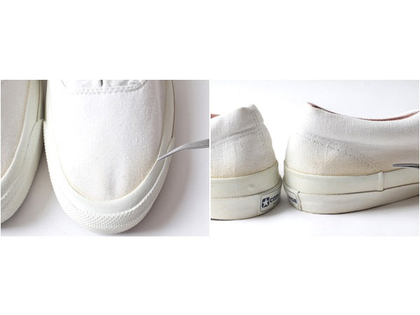 80's USA製 Converse コンバース スキッドグリップ 白 ホワイト (12 30.5cm)