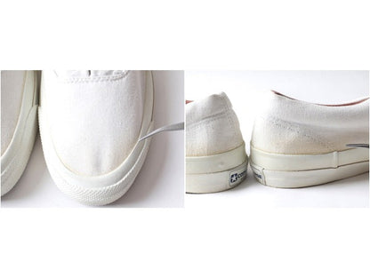 80's USA製 Converse コンバース スキッドグリップ 白 ホワイト (12 30.5cm)