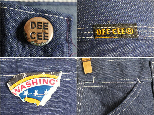 デッドストック 60's DEE CEE ライトオンス デニム ペインター パンツ (W25xL34)