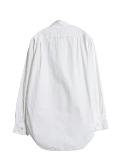 60s ★ Wedgefield 100% コットン 長袖 シャツ メンズ S / 古着 ヴィンテージ ポケット付き ドレス ワイシャツ フォーマル 無地 白 日本製