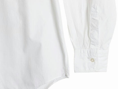 60s ★ Wedgefield 100% コットン 長袖 シャツ メンズ S / 古着 ヴィンテージ ポケット付き ドレス ワイシャツ フォーマル 無地 白 日本製