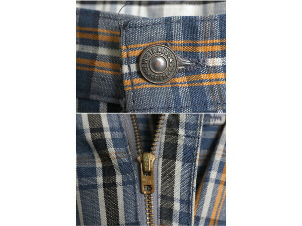 70s USA製 ★ リーバイス 546 BIG E フレア パンツ メンズ 32 30 / 古着 ヴィンテージ チェック スラックス ベルボトム スタプレ 42 TALON