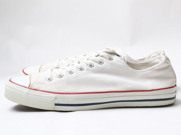 90's USA製 Converse コンバース オールスター ローカット オプティカルホワイト (13 31.5cm)