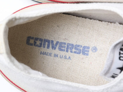 90's USA製 Converse コンバース オールスター ローカット オプティカルホワイト (13 31.5cm)