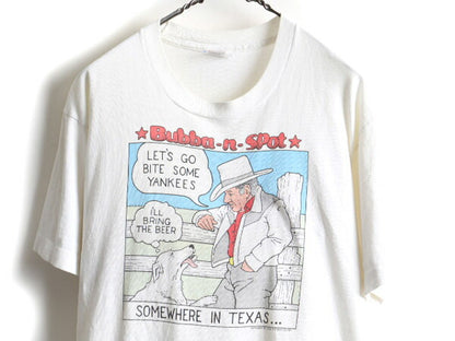 90s JOEY WALDON ジョーク メッセージ アート プリント 半袖 Tシャツ (L)