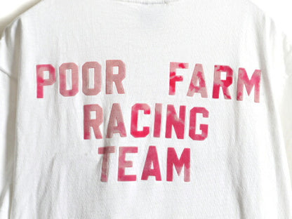 90s SNAP ON 企業 両面 フロッキー プリント 半袖 Tシャツ (XL)