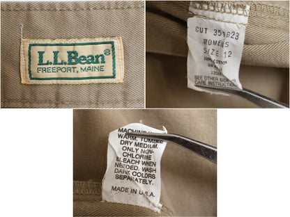 80s USA製 ★ エルエルビーン グルカ タイプ ショートパンツ レディース L 程/ 80年代 ヴィンテージ LLBEAN アウトドア サファリ ショーツ