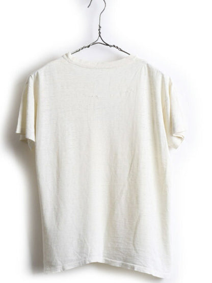 60's BSA Boy Scout of America ボーイスカウト 染み込み プリント 半袖 Tシャツ (S程)