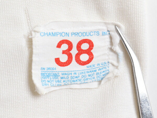 70's Champion チャンピオン レーヨン 半袖 フットボール Tシャツ (38)