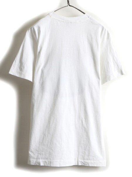 90s ウシ 牛 アニマル プリント 半袖 Tシャツ (L)