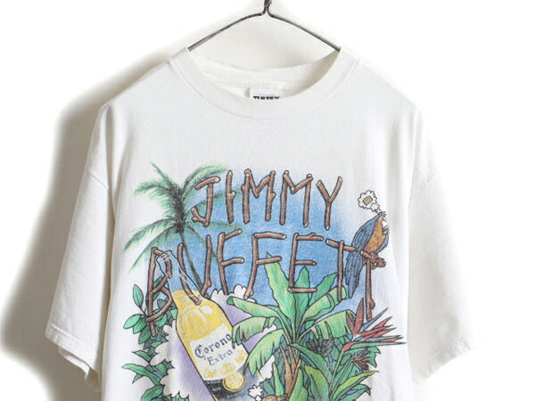 90s Jimmy Buffett ジミー バフェット ツアー プリント 半袖 Tシャツ (XL)