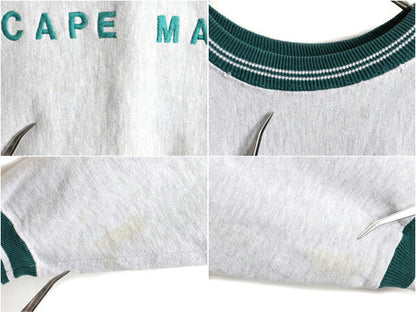 90s USA製 Champion チャンピオン リバースウィーブ リブライン スウェット トレーナー (XL)