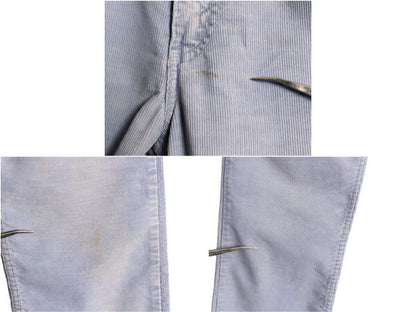 80s USA製 ★ リーバイス 519 コーデュロイ パンツ メンズ 実寸 32 32 程 古着 80年代 ヴィンテージ Levis スリム ストレート 細身 細畝 青