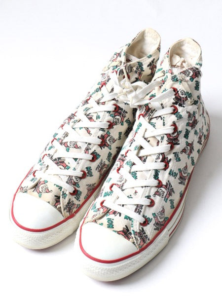80's USA製 Converse コンバース オールスター ハイカット クリスマス柄 (10 1/2 29cm)