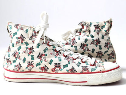 80's USA製 Converse コンバース オールスター ハイカット クリスマス柄 (10 1/2 29cm)